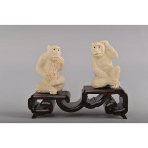 Mammoth Ivory- Four Wise Monkeys