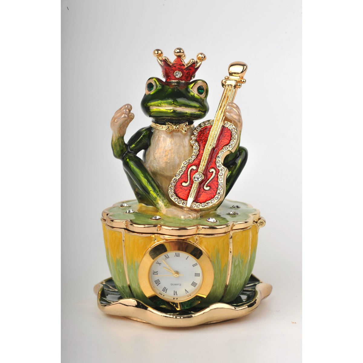 Frog with clock by Keren Kopal