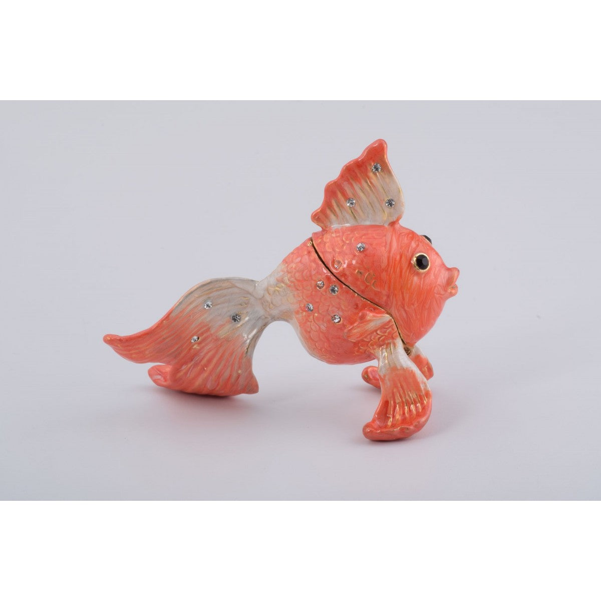 Pink Betta Fish  Trinket Box by Keren Kopal