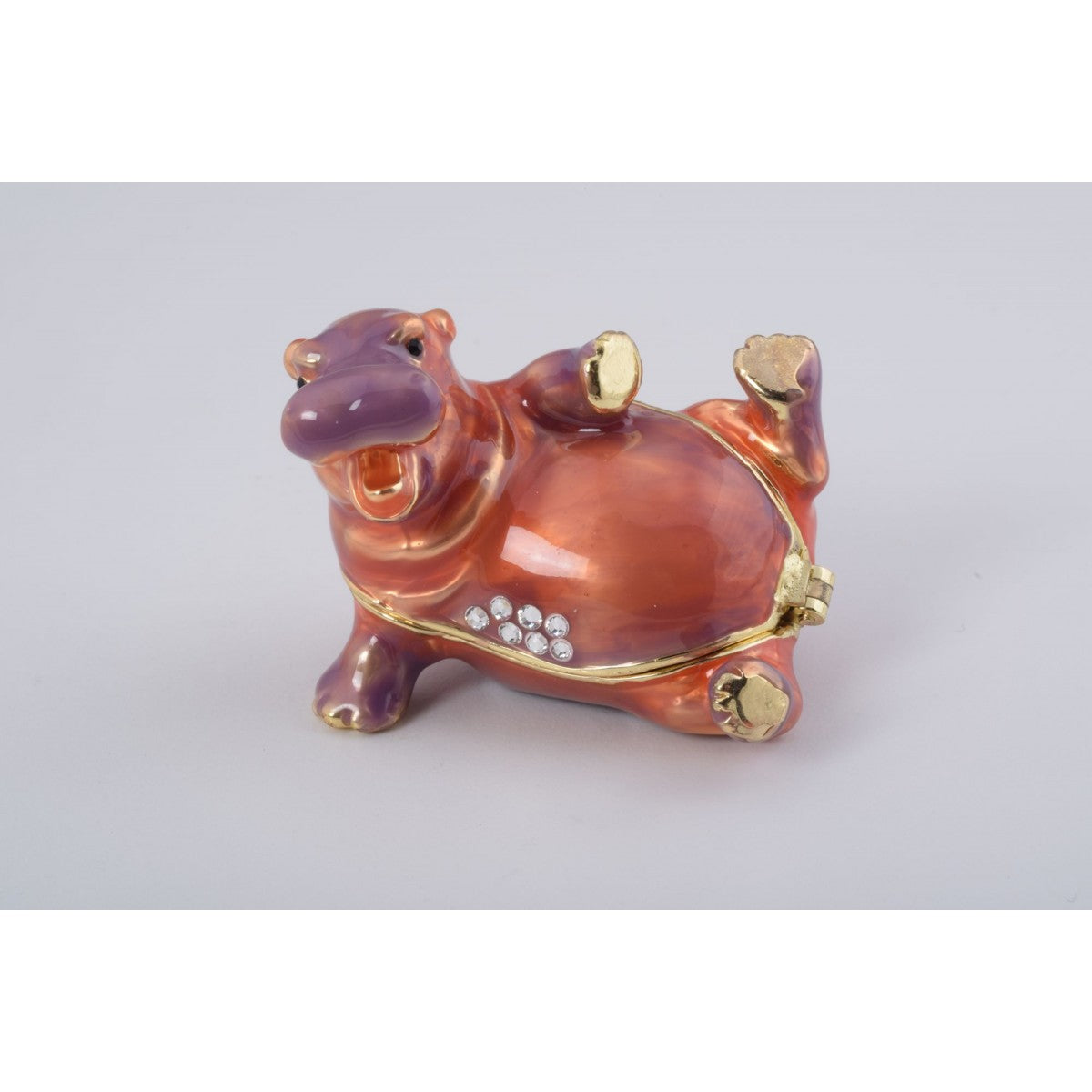 Happy Hippo Trinket Box by Keren Kopal