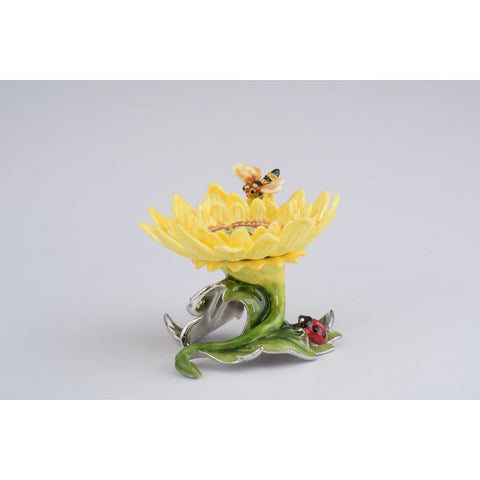 Sunflower Trinket Box by Keren Kopal