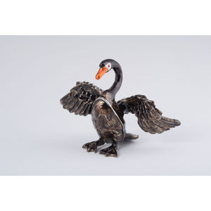 Black Swan Trinket Box by Keren Kopal