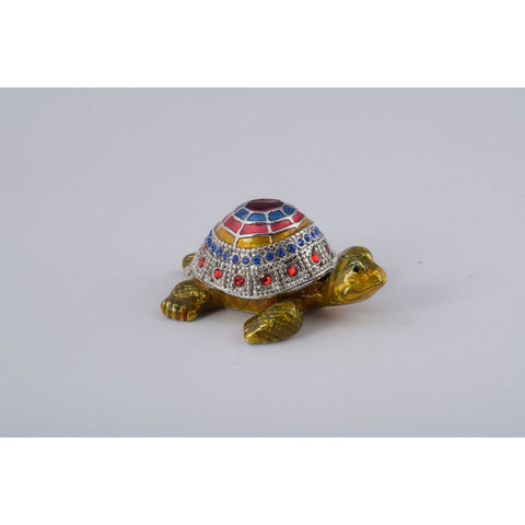 Colorful Turtle Trinket Box by Keren Kopal