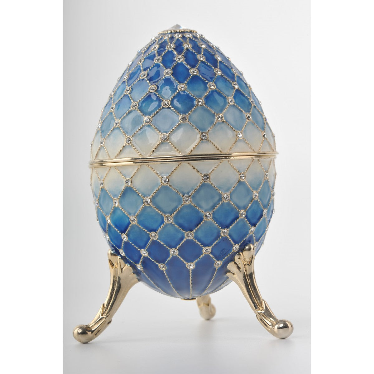 Blue Faberge egg by Keren Kopal