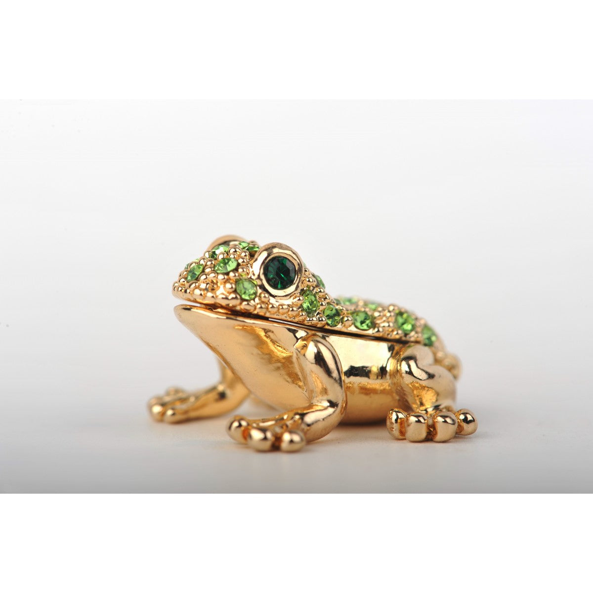 Gold and green frog by Keren Kopal