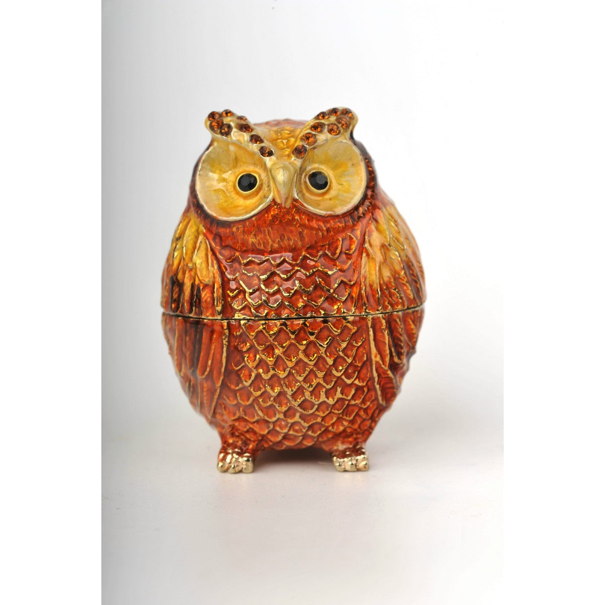 Red Love Owl Trinket Box by Keren Kopal