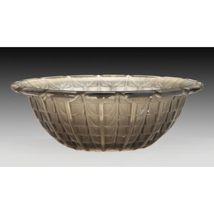 Grey lalique acacia bowl