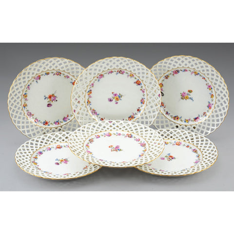 Porcelain marcolini period plates