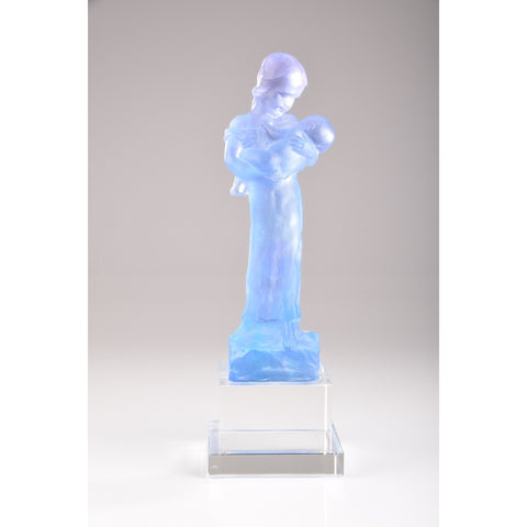 Crystal Woman Holding Baby