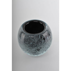 Glass Decoration of Grey Fish Bowl Vase
