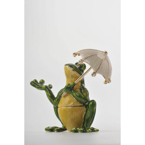 Frog with an Umbrella by Keren Kopal