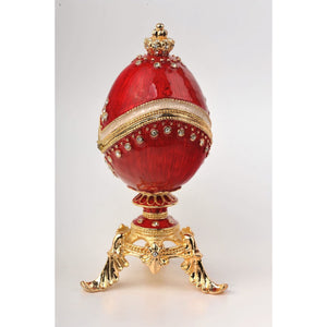 Gold and Red Faberge Egg by Keren Kopal
