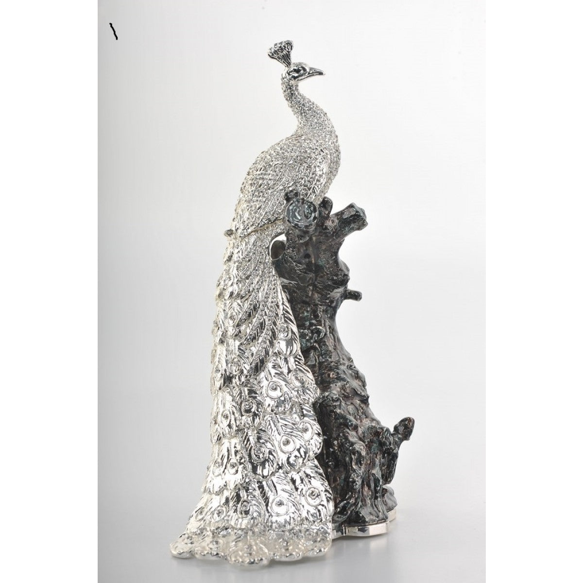 Silver Peacock by Keren Kopal