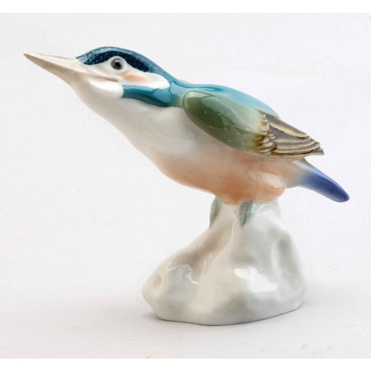 A Meissen Porcelain Kingfisher Bird