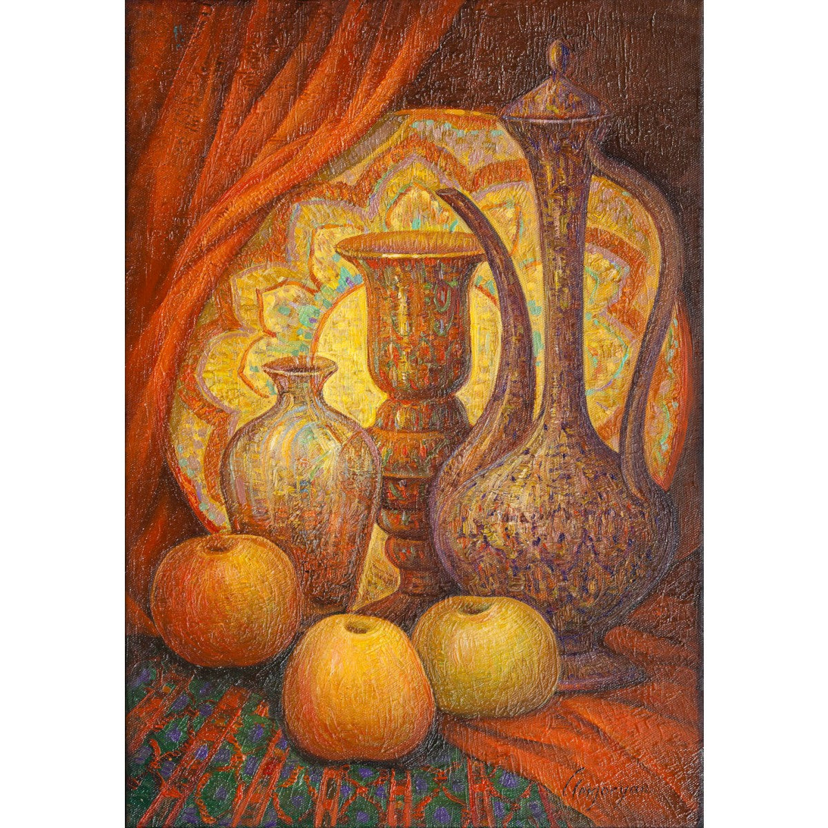 Fruits and Pitchers by Marina Grigoryan