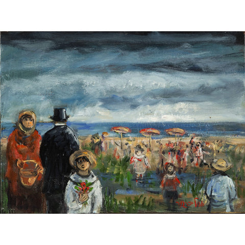 People at the Sea by Yosl Bergner