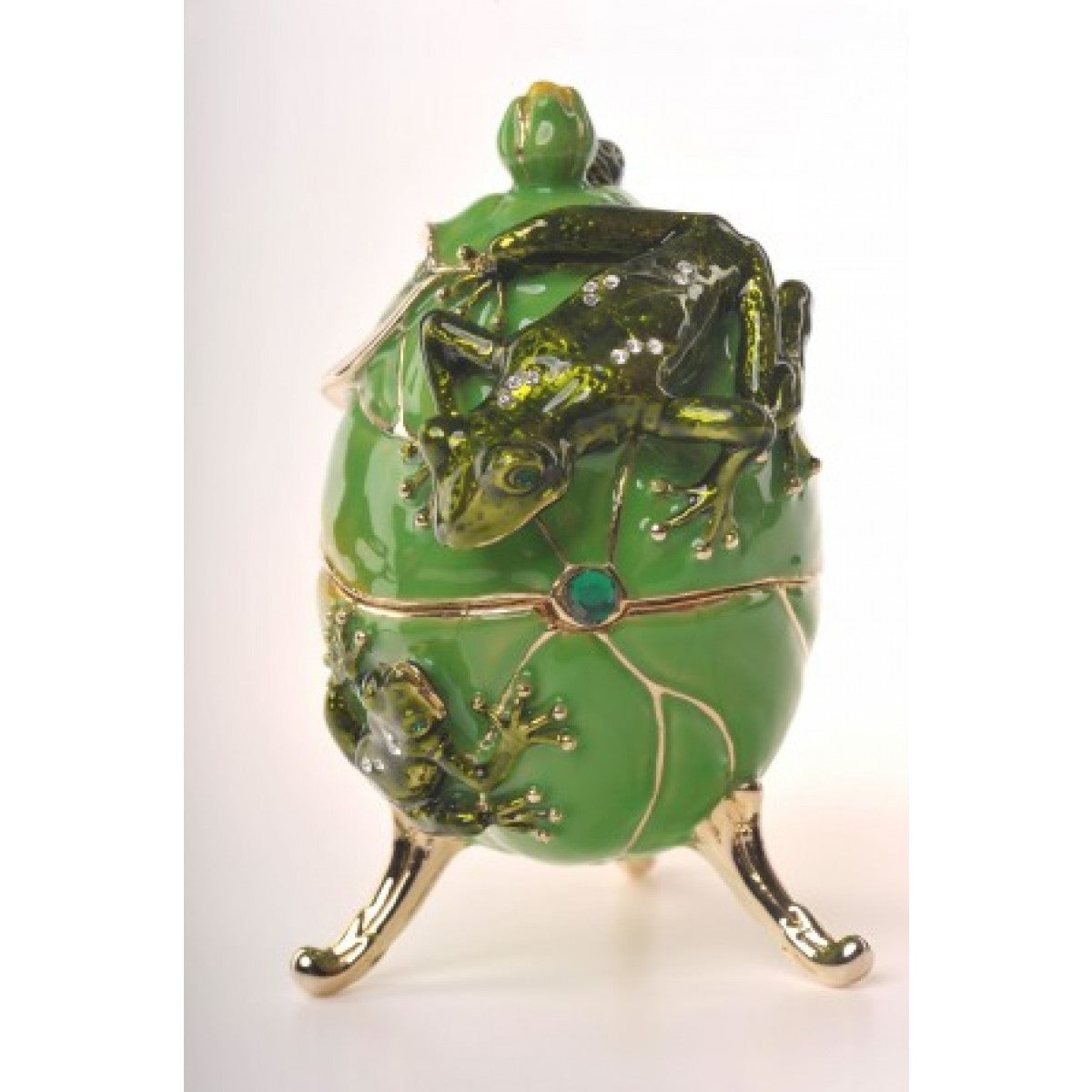 Frogs Faberge Egg by Keren Kopal