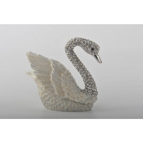 White Swan Trinket Box by Keren Kopal