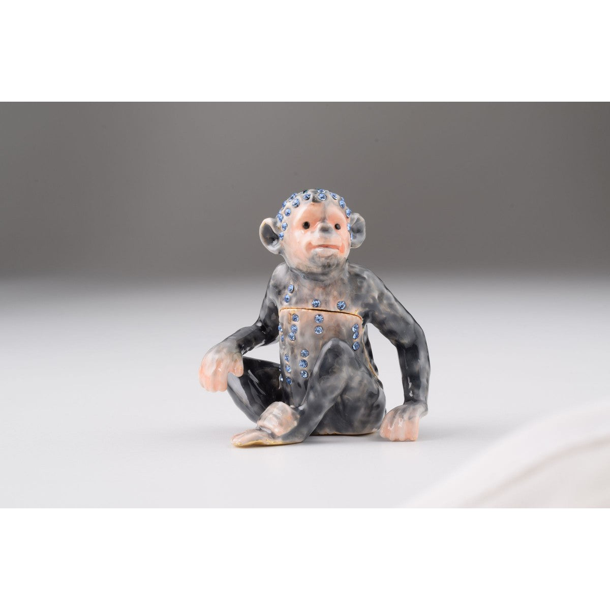 Monkey Faberge Styled Trinket Box by Keren Kopal