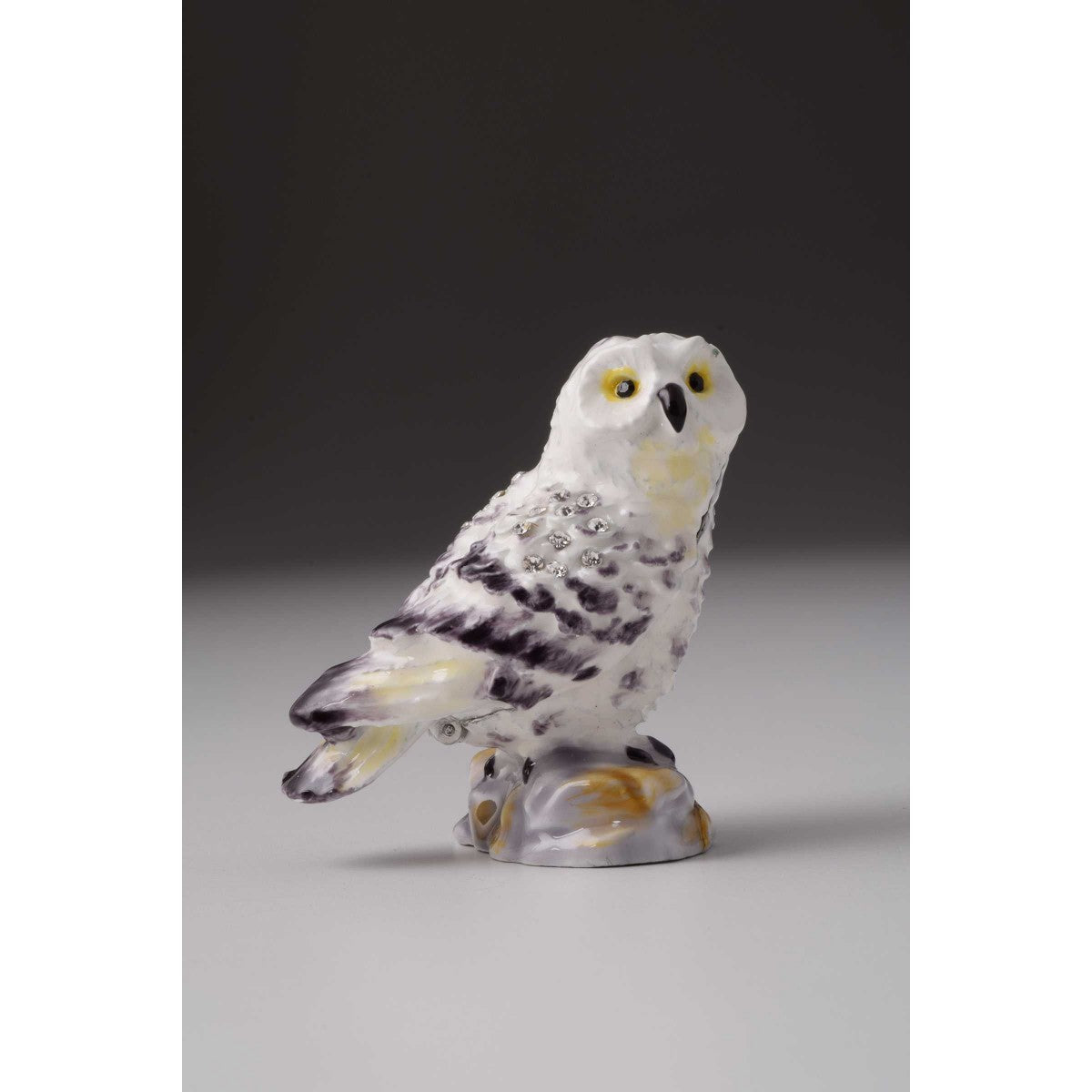 Owl Faberge Styled Trinket Box by Keren Kopal