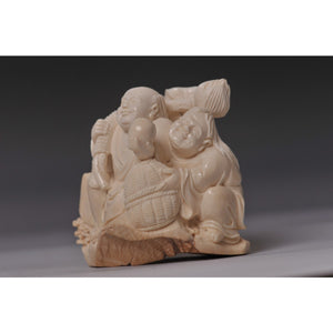 Mammoth Ivory- Father and son
