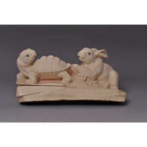 Mammoth Ivory- Turtle and Rabbit