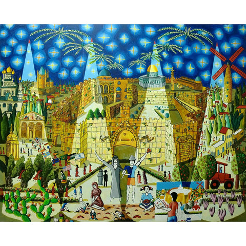 Jerusalem Holy City by Rafi Perez
